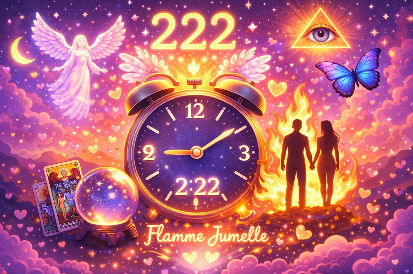 2h22 signification flamme jumelle