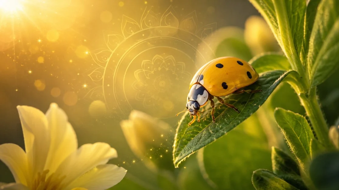 Coccinelle jaune signification